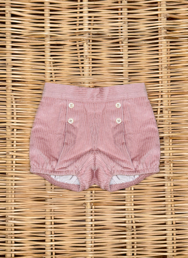 Pantaloncini di velluto a coste