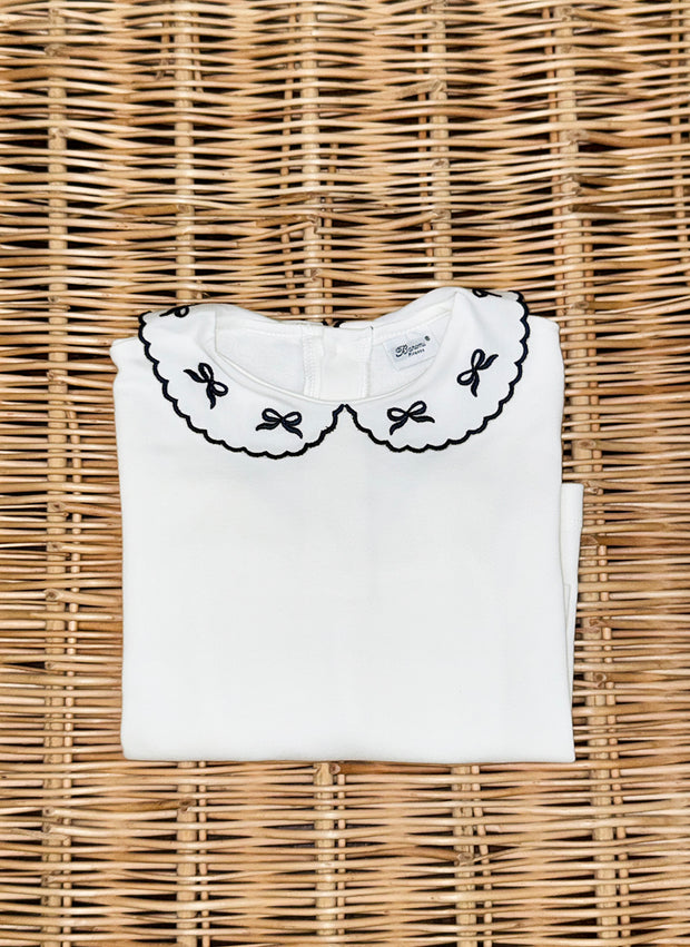 Long Sleeve Polo Shirt - Bows