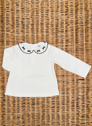 Long Sleeve Polo Shirt - Bows