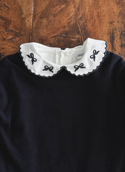 Long Sleeve Polo Shirt - Bows