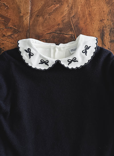 Long Sleeve Polo Shirt - Bows