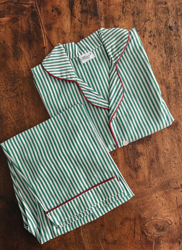 Green Striped PJ