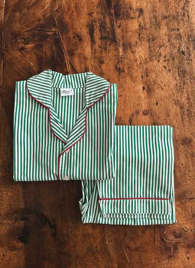 Green Striped PJ - MAN