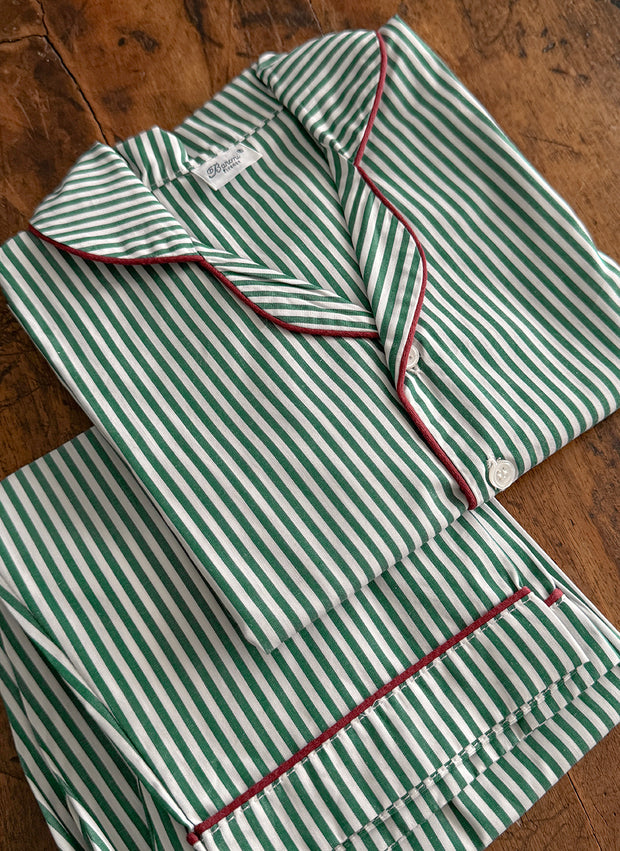 Green Striped PJ
