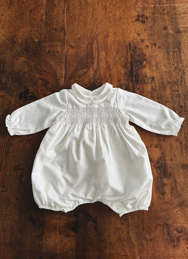 PAGLIACCETTO FLANELLA DI COTONE CON SMOCK