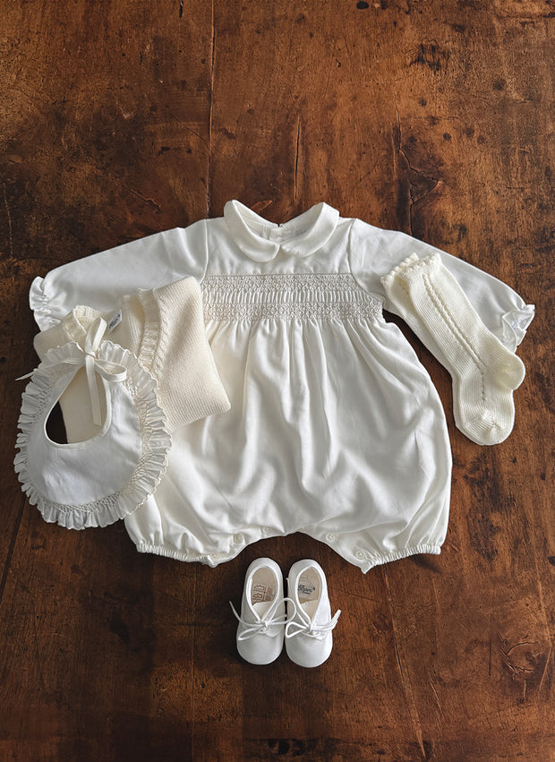 PAGLIACCETTO FLANELLA DI COTONE CON SMOCK
