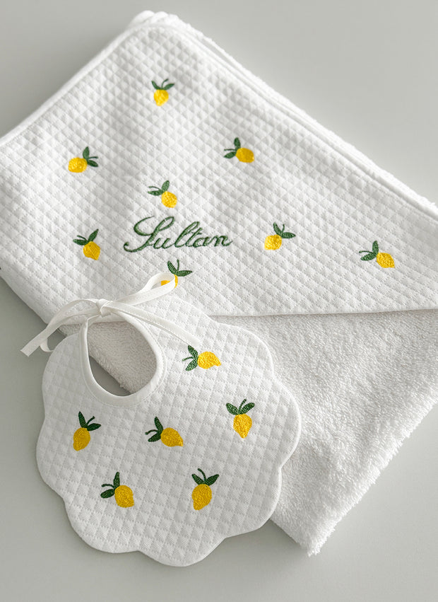 Lemons Hooded Towel