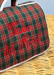 VADO DAI NONNI Tartan Bag