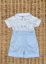 Double-breasted Celebration Piquet Boy Set
