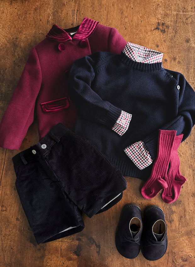 Boy Shirt Long Sleeve - Checked