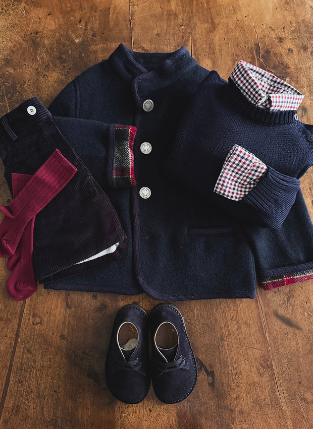 Boy Shirt Long Sleeve - Checked