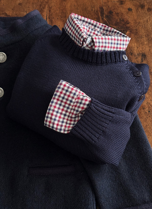 Boy Shirt Long Sleeve - Checked