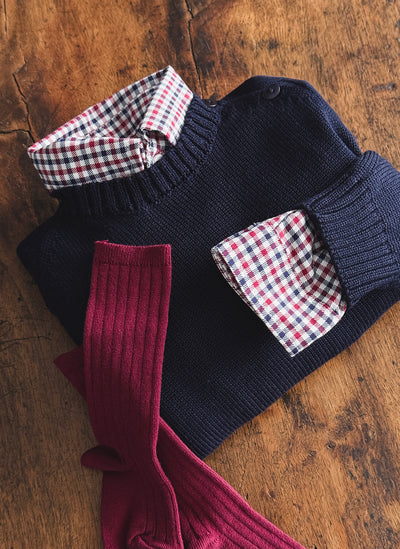 Boy Shirt Long Sleeve - Checked