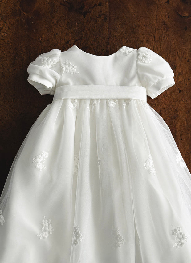 Abito Battesimale In Organza e Pizzo