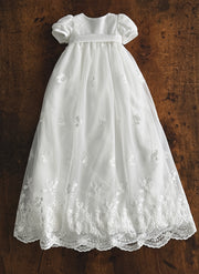 Abito Battesimale In Organza e Pizzo
