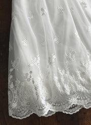 Abito Battesimale In Organza e Pizzo