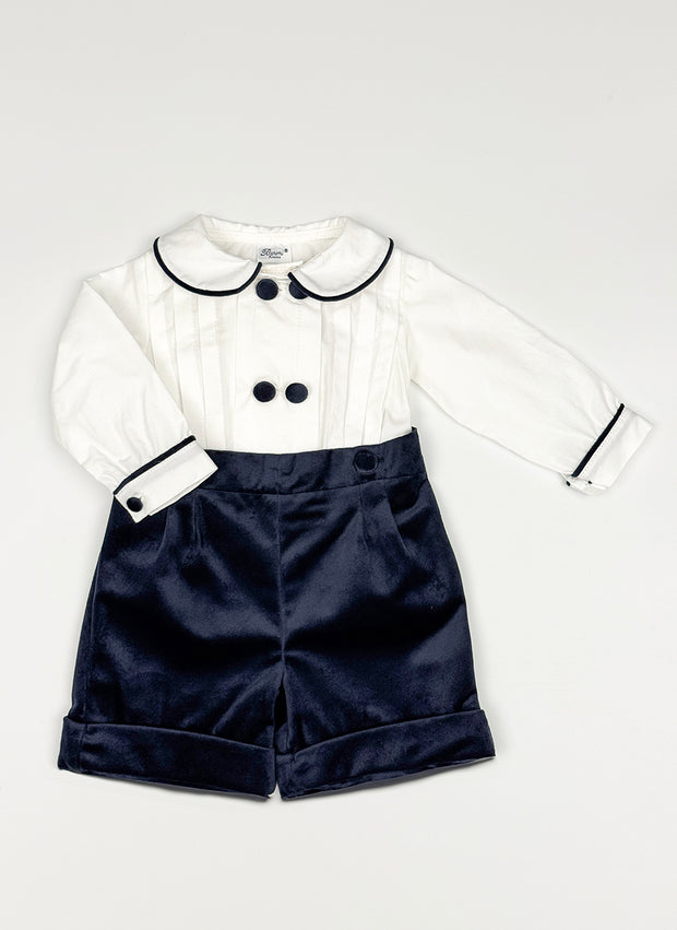 Celebration Velvet Boy Set