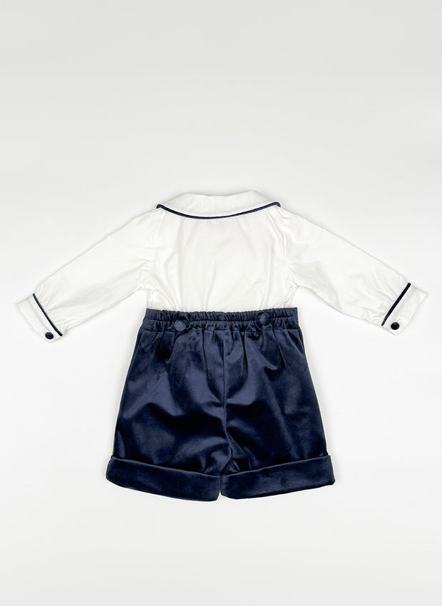 Celebration Velvet Boy Set