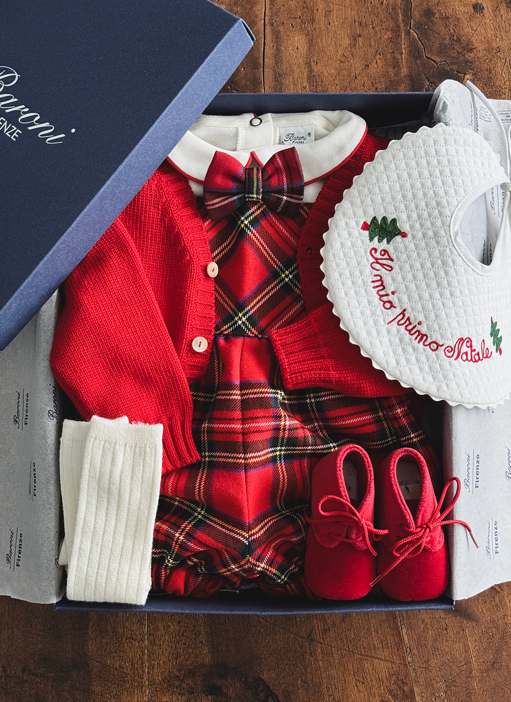 Tartan Romper Baby Boy – Baroni Firenze - Main Image