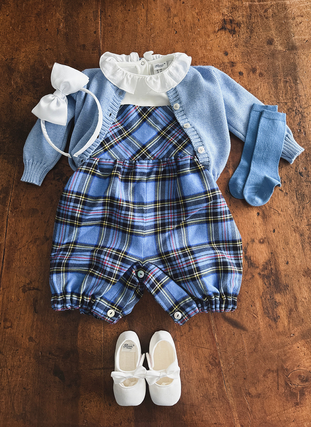 Tartan Romper Baby Girl – Baroni Firenze