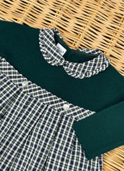 Knitted Little Check Dress