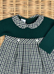 Knitted Little Check Dress