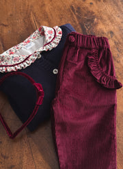 Girly Corduroy Pants