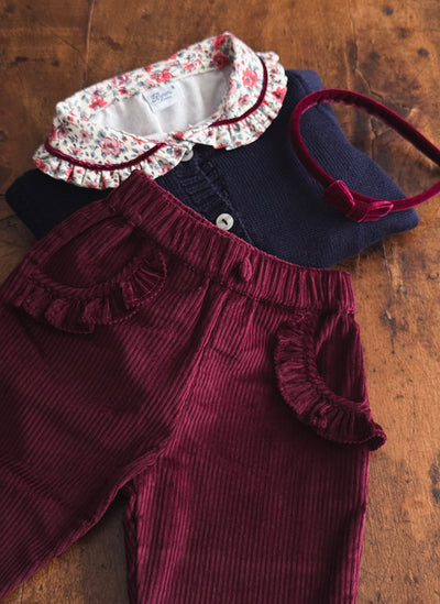 Girly Corduroy Pants