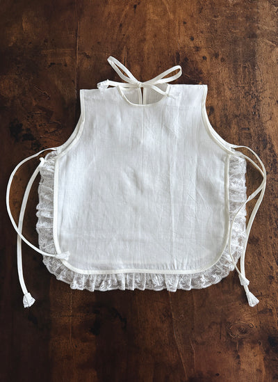 BAPTISMAL BIB IN LINEN