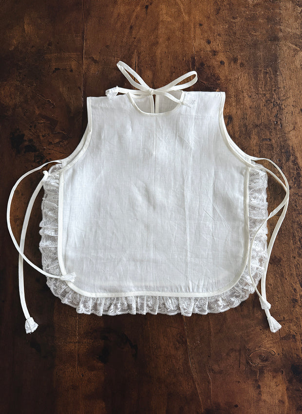 BAPTISMAL BIB IN LINEN