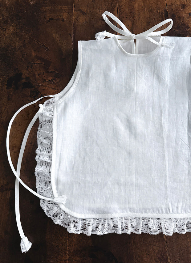 BAPTISMAL BIB IN LINEN