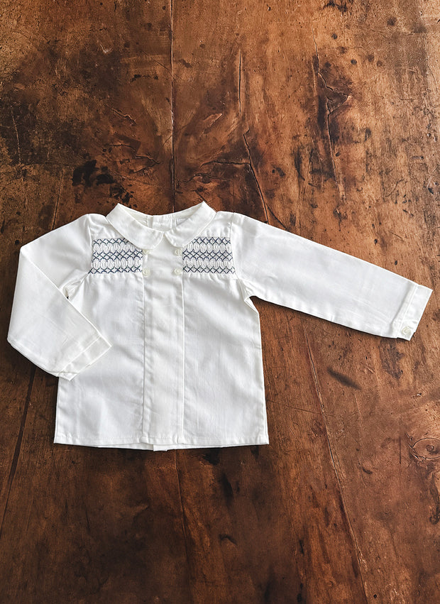 Camicia a doppio petto con Smock