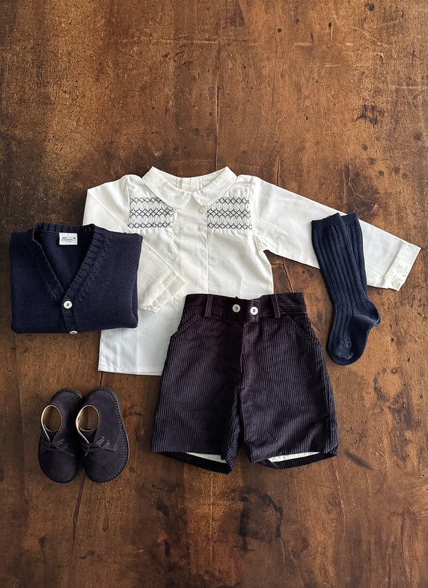 Camicia a doppio petto con Smock