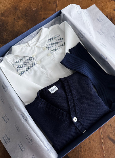Camicia a doppio petto con Smock