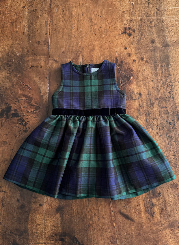 Sleeveless Tartan dress