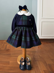 Sleeveless Tartan dress