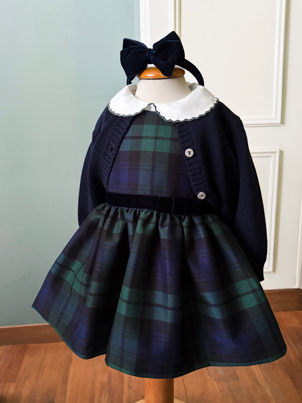 Sleeveless Tartan dress
