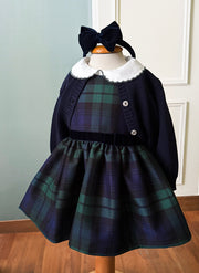 Abito scozzese senza maniche