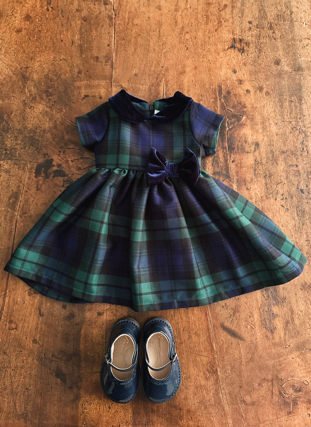 Abito in tartan modello scozzese Baroni Firenze