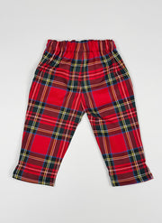 Pantaloni lunghi scozzesi bimba