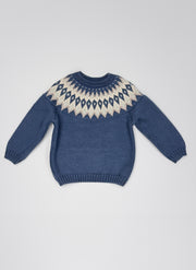 Jacquard Wool Blend Sweater