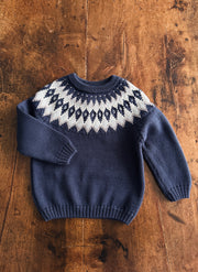 Jacquard Wool Blend Sweater