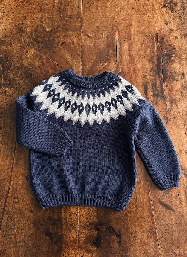 Jacquard Wool Blend Sweater