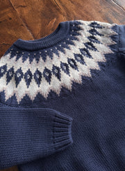 Jacquard Wool Blend Sweater