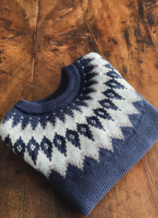 Jacquard Wool Blend Sweater