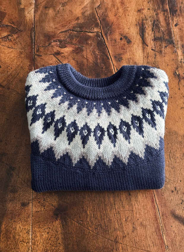 Jacquard Wool Blend Sweater