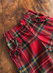 Pantaloni lunghi scozzesi bimba