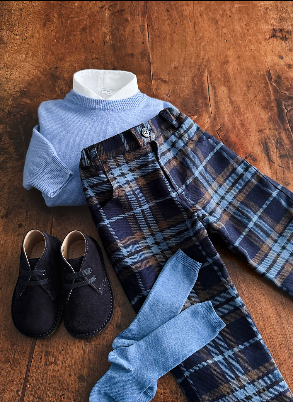 Libro da colorare per bambini camicia scozzese scozzese da uomo