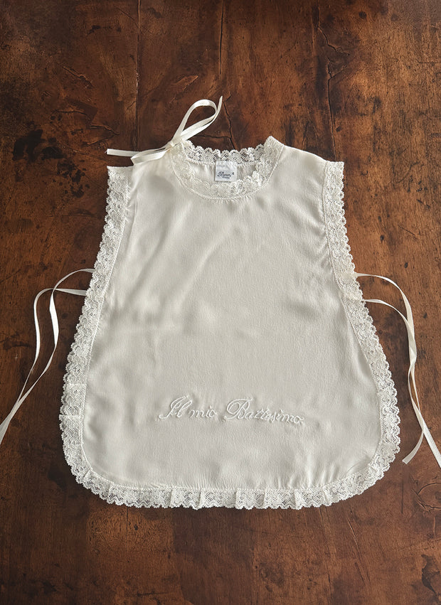 BAPTISMAL BIB SILK - Il Mio Battesimo