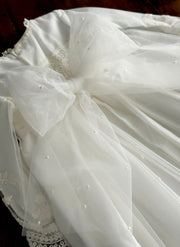 Lace Christening/Presentation Dress With Dots